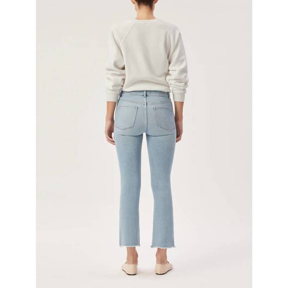 NEW DL1961 - WOMEN'S bridget boot intrasculpt boot jean in breeze distressed - Picture 3 of 3